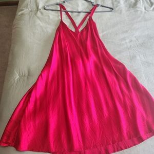 Cacique Vibrant Red Silk Lingerie